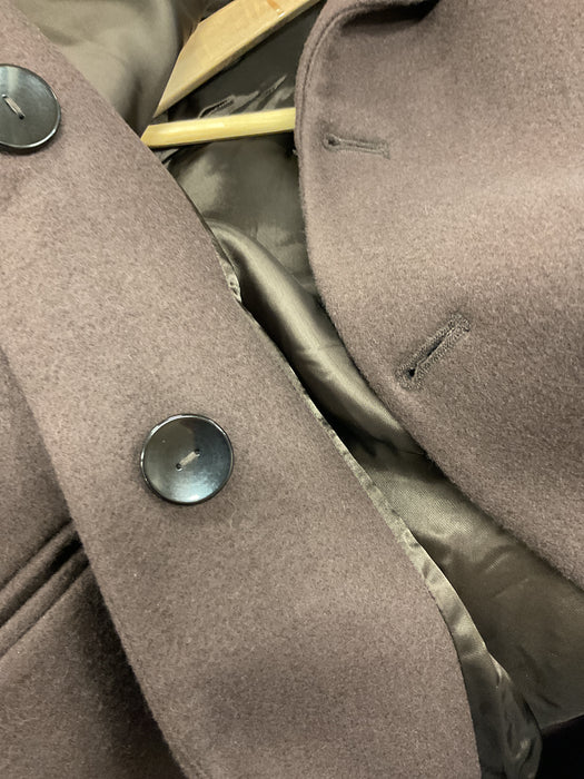 Brown Heavy Wool Coat