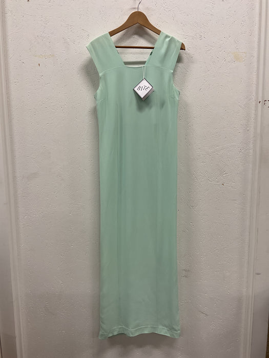 Wide Strap Pleat Dress