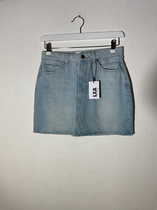 Cargo Denim Mini Skirt