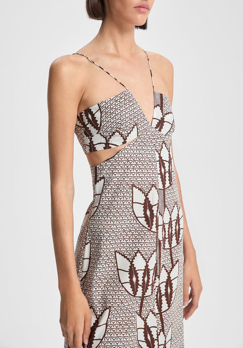 Aquilone Printed Dress