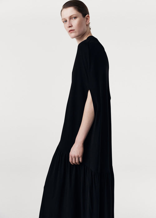 Black Poncho Dress