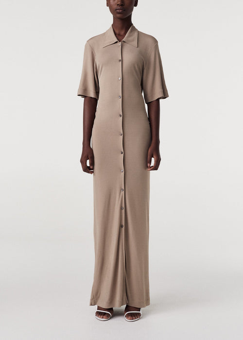 Naked Back Jersey Dress