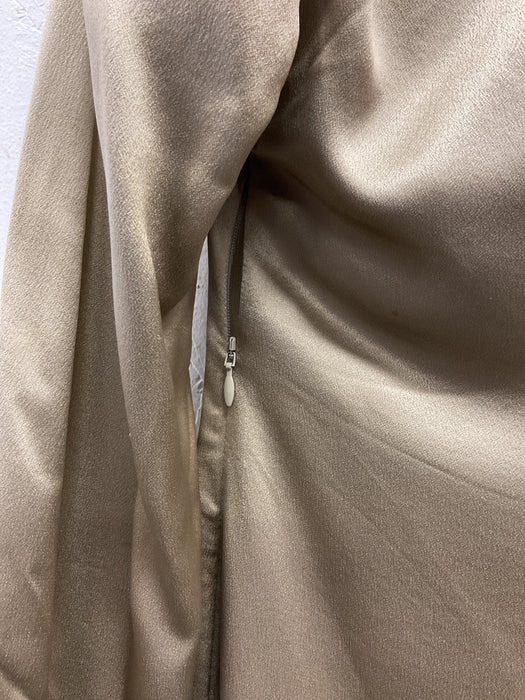 Silk Dress with Shoulderpads