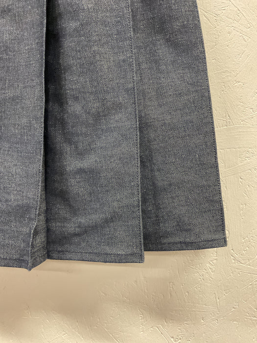 Panel Denim Skirt