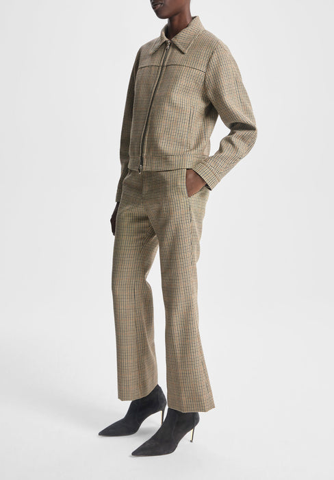 Credo Cropped Checked  Trouser