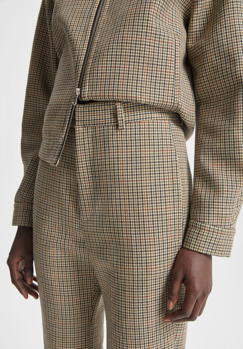 Credo Cropped Checked  Trouser