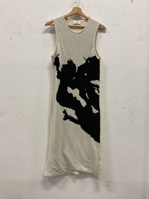 Knitted Printed Wool Dress