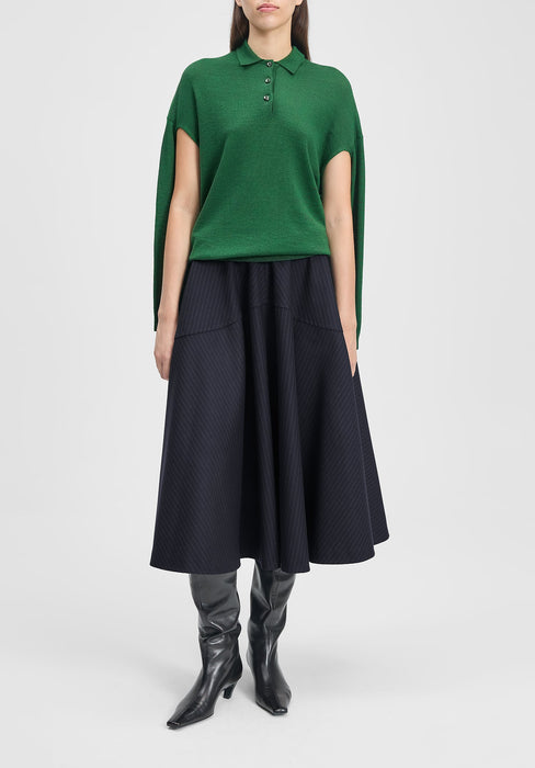 Maxime Pinstriped Skirt