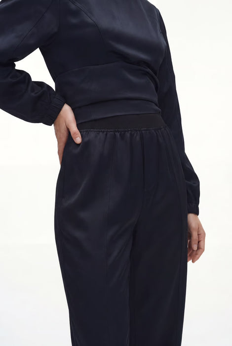 Relaxed Satin Trousers