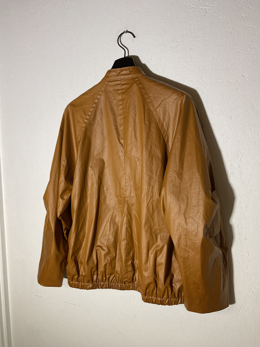 Curved Sleeve Waxed Cotton Jacket
