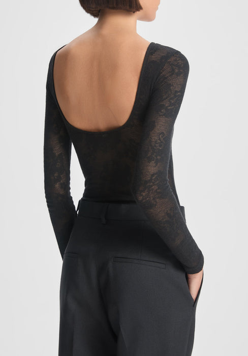 Chalet Open-back Lace Body