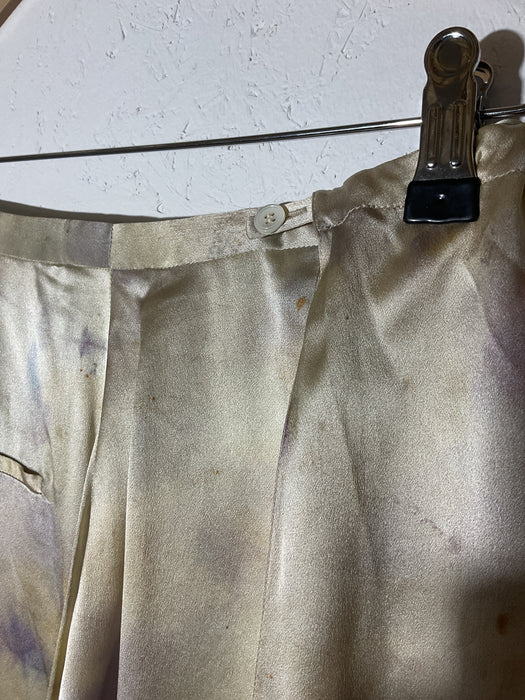 Silk Trouser with Detachable Skirt
