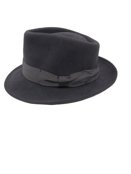 Wool Felt Hat Dark Grey
