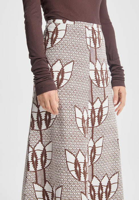 Aquilone Printed Skirt