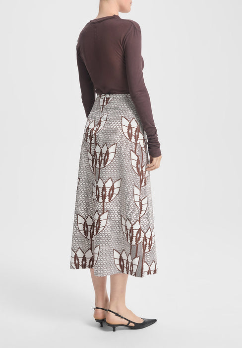 Aquilone Printed Skirt