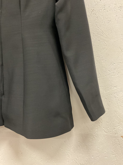 Bloused Shaped Wool/Silk Jacket