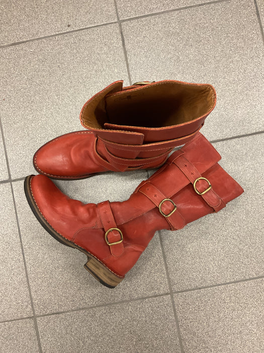7040 Eternity Mattone Leather Boots