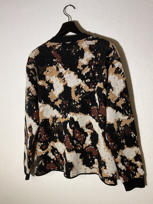 Knitted Camo Cardigan