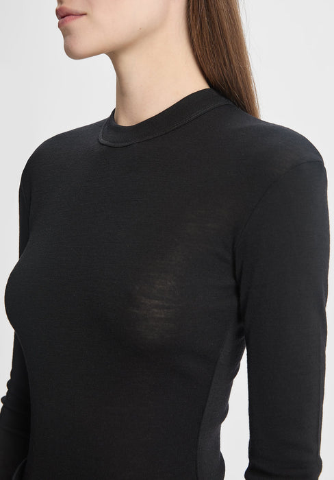 Long-sleeve Jersey Wool