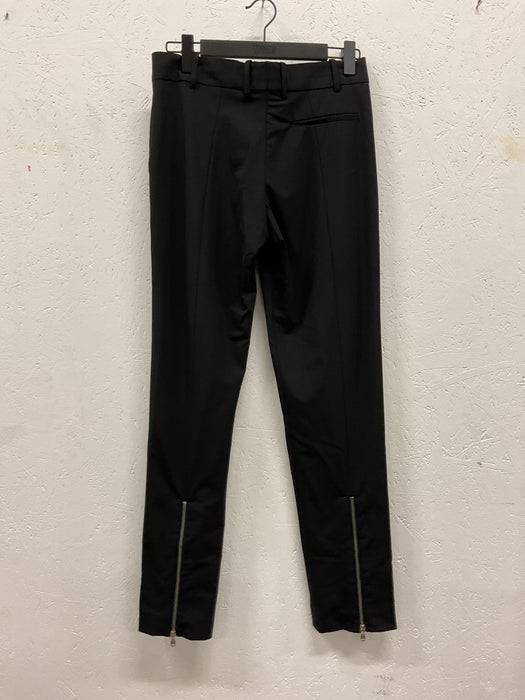 Tailored Wool Trousers with Zippers