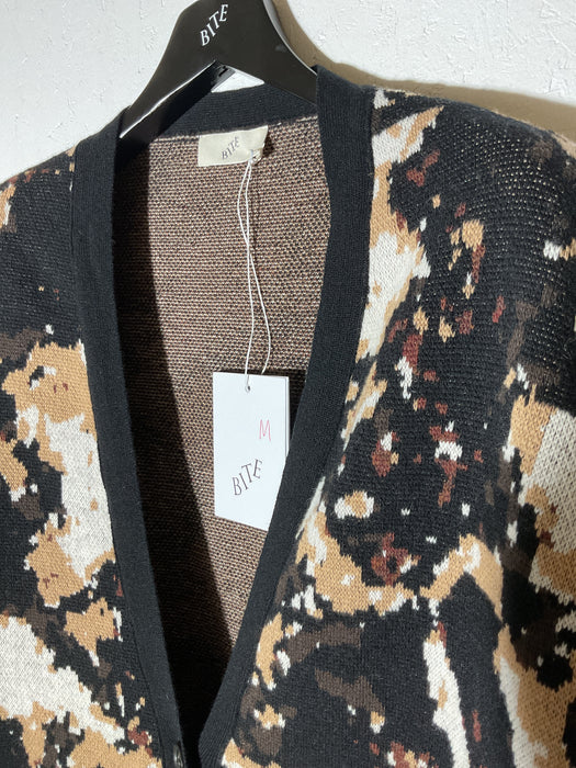 Knitted Camo Cardigan