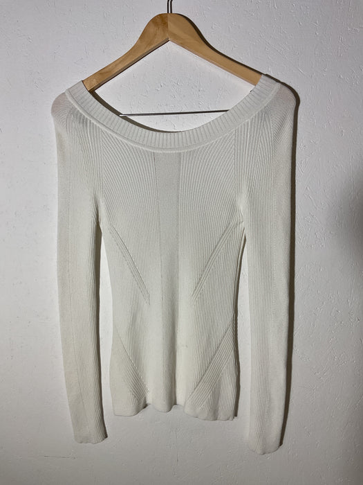 White Jersey Top