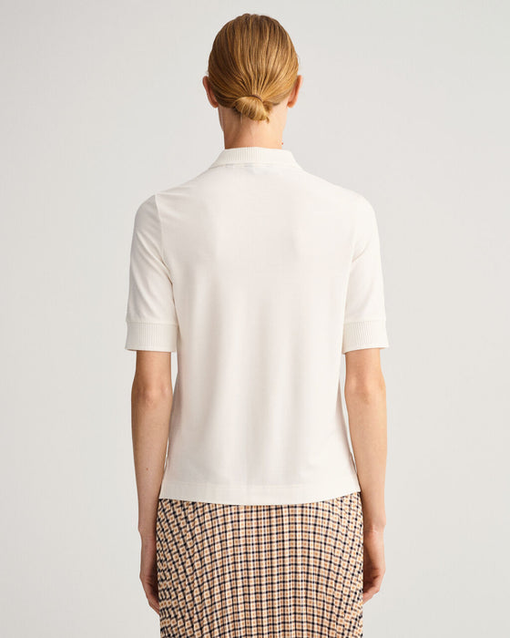 Detail Collar SS Polo Pique