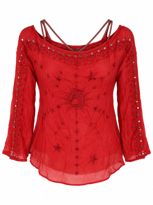 Gramercy Cold Shoulder Blouse