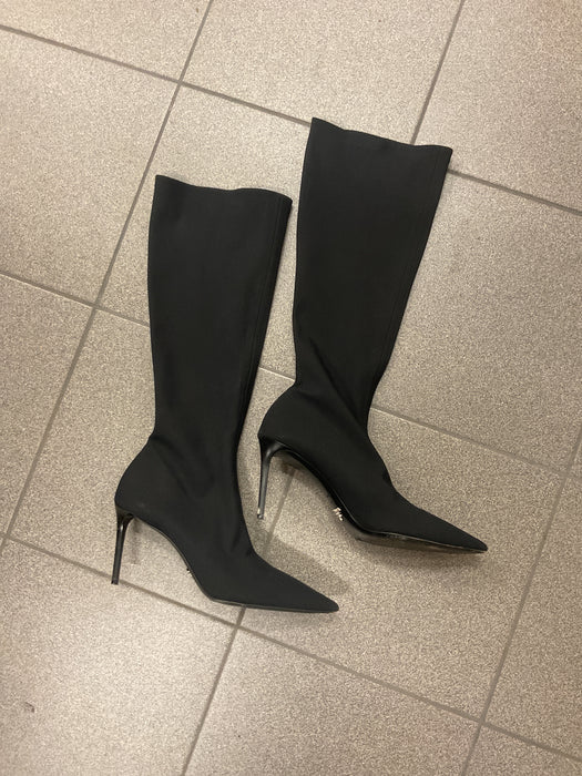 Cloth Knee-high boots