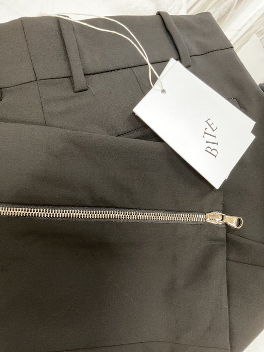 Tailored Wool Trousers with Zippers