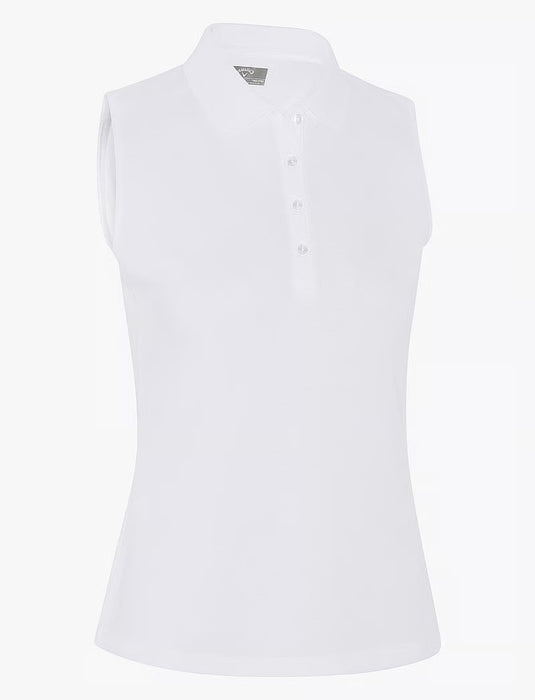 Sleeveless Knit Polo