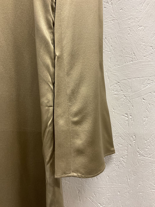 Silk Dress with Shoulderpads
