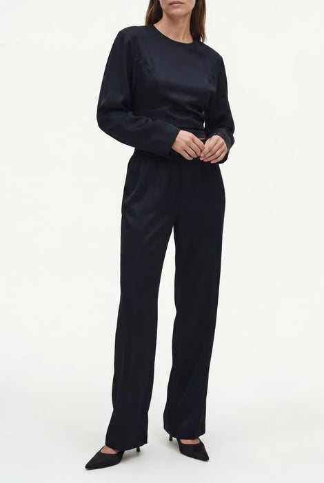 Relaxed Satin Trousers