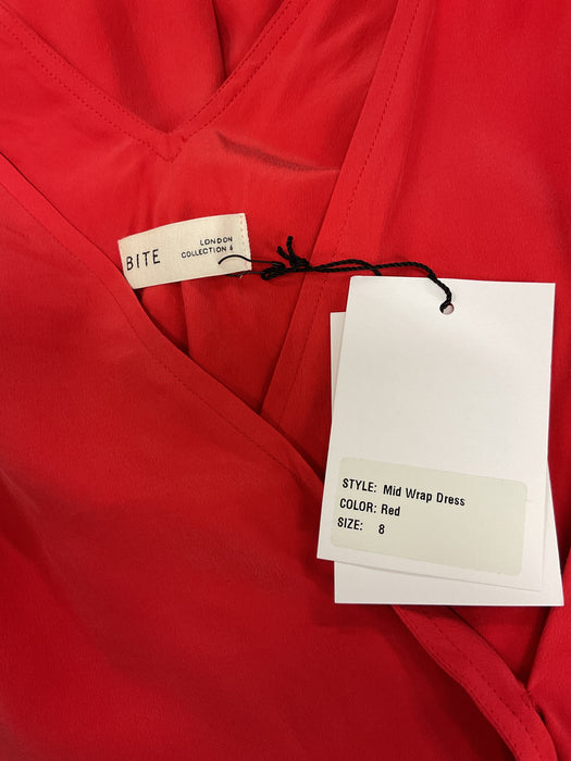 Mid Wrap Silk Dress