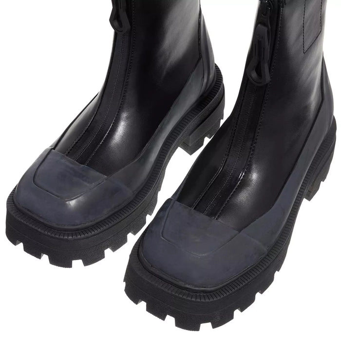 Aquari Faux Leather Black