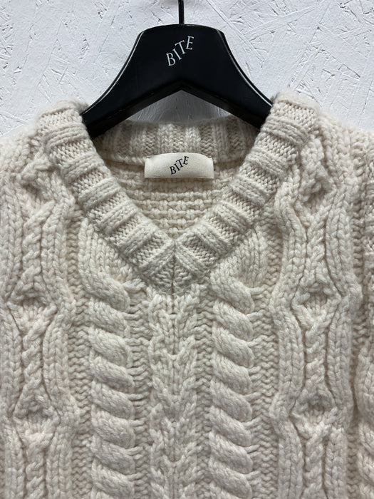Knitted Cable Wool Vest