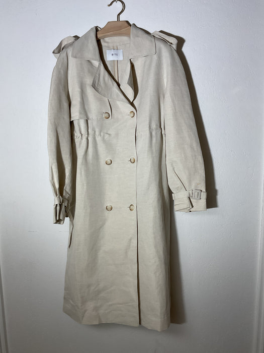 Organic Linen/Cotton Trench Coat