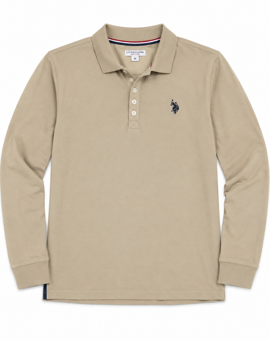 Belise Long Sleeve Polo Shirt