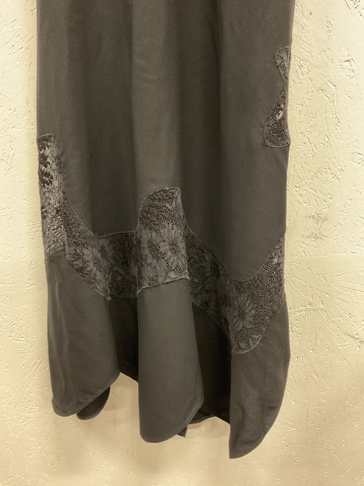 Black Dress with Lace Bottom