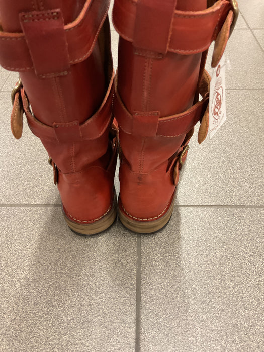 7040 Eternity Mattone Leather Boots