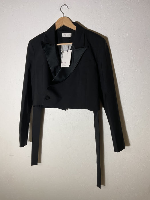 Cropped Suit Jacket