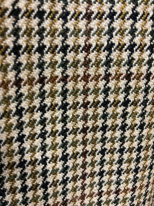 Arista Flared Checked Wool Skirt
