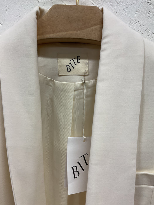 White Wool Suit Jacket