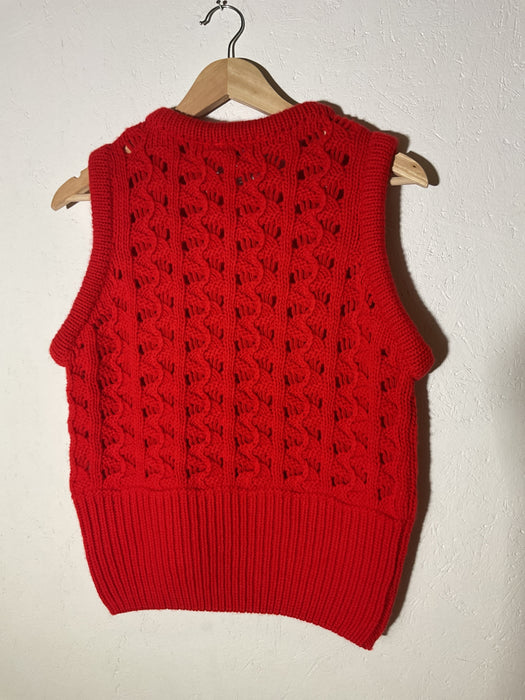 Knitted Cable Wool Vest