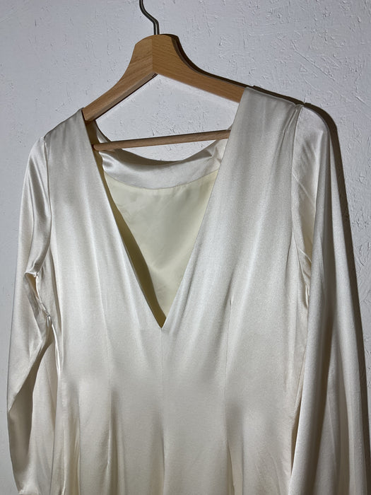Occation Long Silk Dress