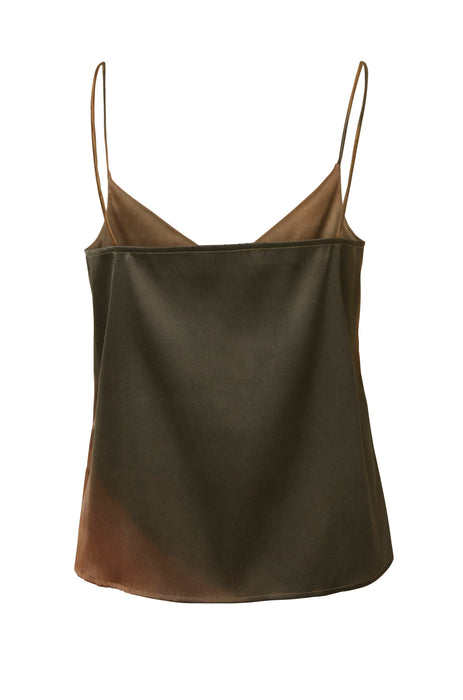 Organic Camisole Silk Top Printed