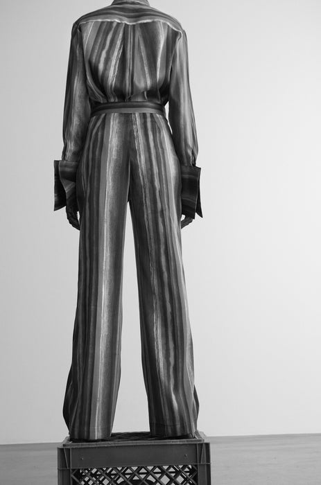 Wide Leg Organic Silk Trouser