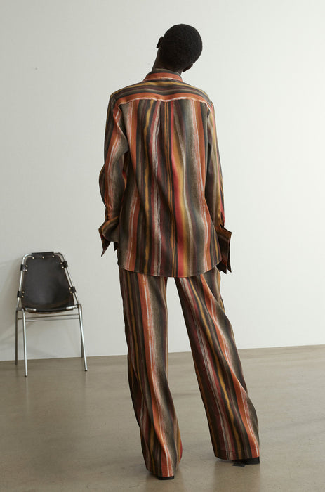 Wide Leg Organic Silk Trouser