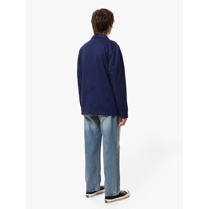 Barney Worker Jacket - Mid Blue - Herr