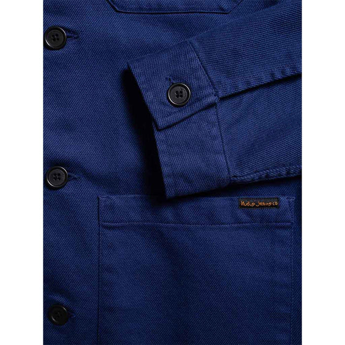 Barney Worker Jacket - Mid Blue - Herr